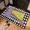 American Fun Scrape Entrance Mat: Wear-Resistant, Non-Slip Mud & Dirt Wiping Silk Ring Foot Pad