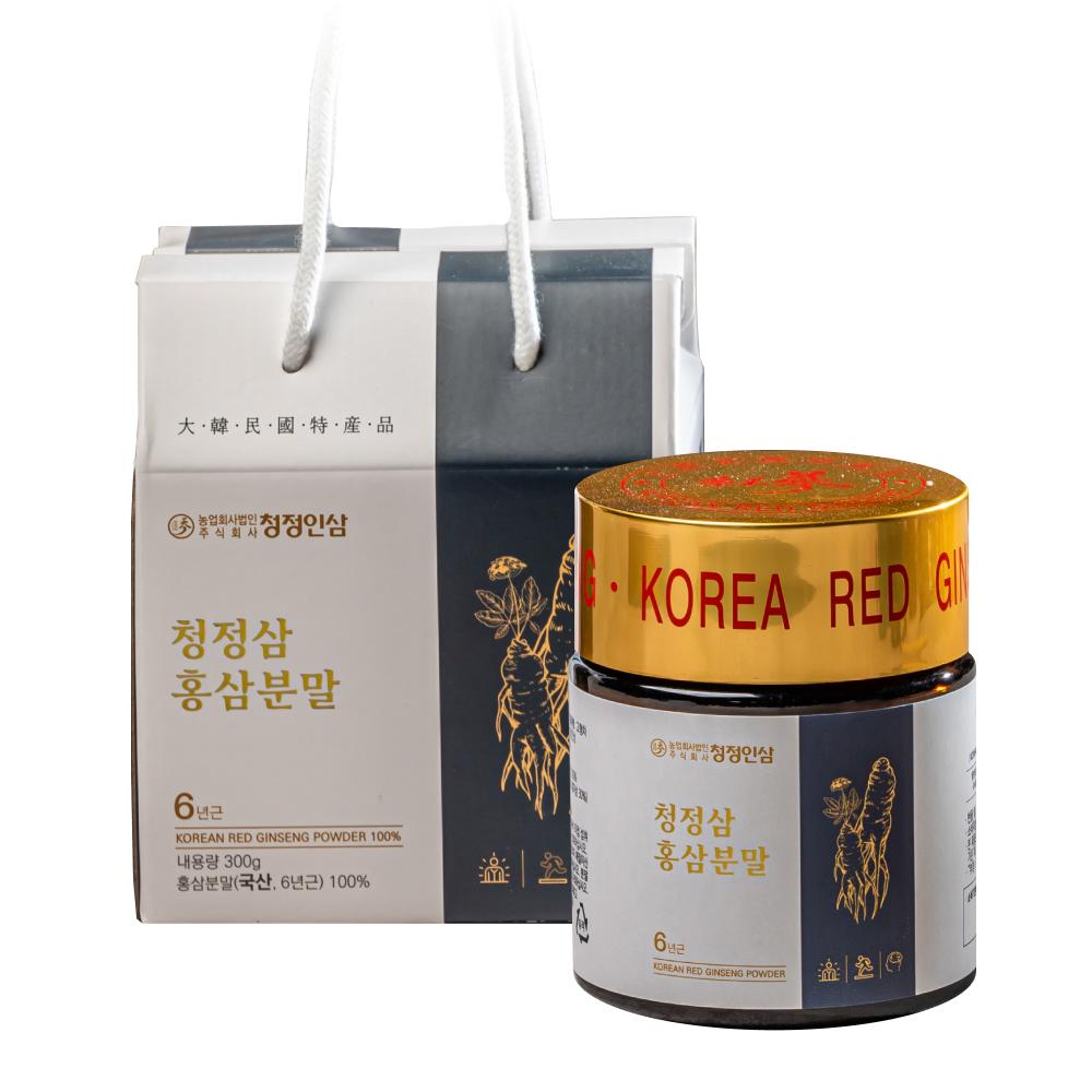 Happy Red Ginseng 6-Year-Old Red Ginseng Powder 100% Domestic 300g 1 pcs