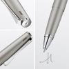 LAMY studio Palladium Tintenroller, eleganter Tintenroller mit Metallgehäuse, Propellerclip, Strichstärke M, inkl. Tintenroller-Mine, schwarz, LAMY M 63 - -