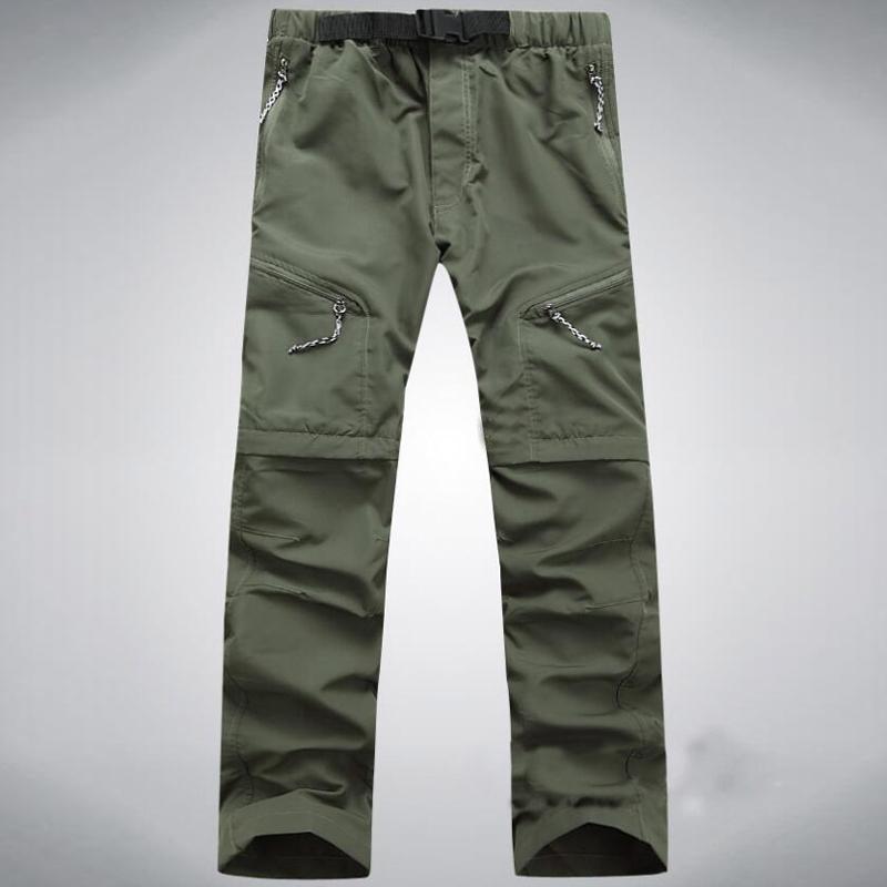 Hiking Pants Men Summer Quick Dry Outdoor Waterproof Breathable Trousers Tactical Travel Camping Trekking Remove Trousers Shorts