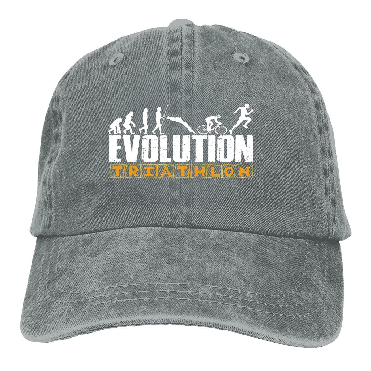 Evolution Triathlon Baseball Cap Unisex Hats Wounisex Visor Protection Snapback Triathlon Caps One Size