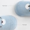 3/6 Paar Rutschfeste Babysocken Pack Weiche Niedliche Cartoon Neugeborenen Socken mit Ohren Baumwollsocken für Kleinkinder
