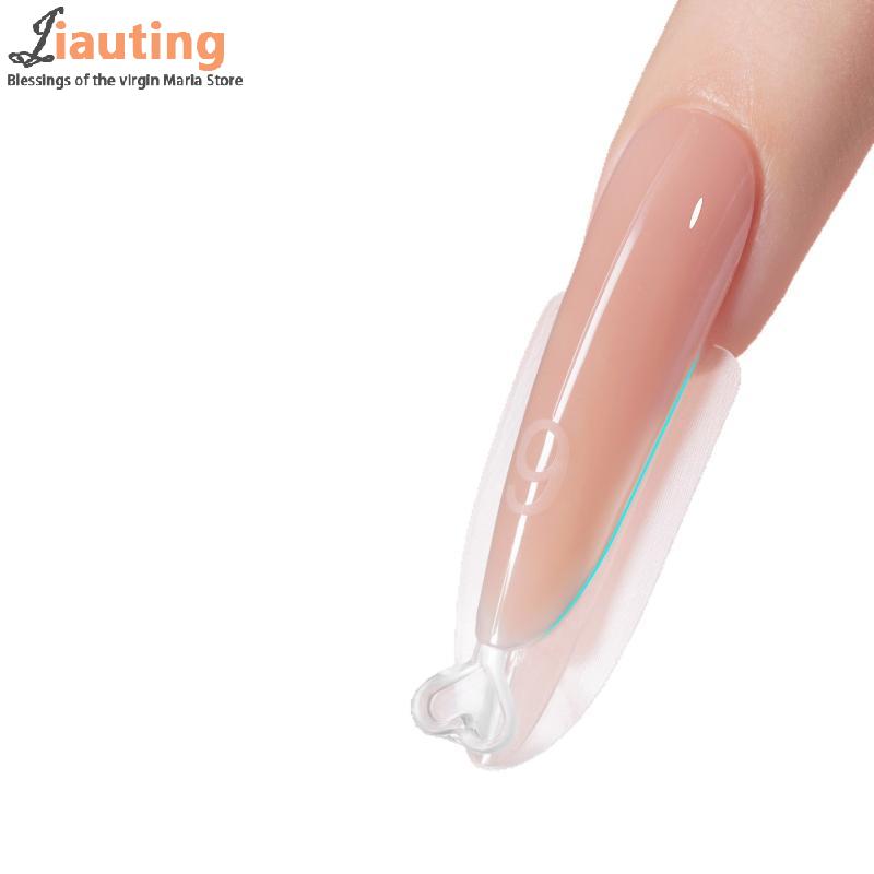 240pcs Sandwich Nail Mask Rapid Extension Paperless Tray Crystal Light Therapy No Need To Build Molds Exclusive for Nail Salon