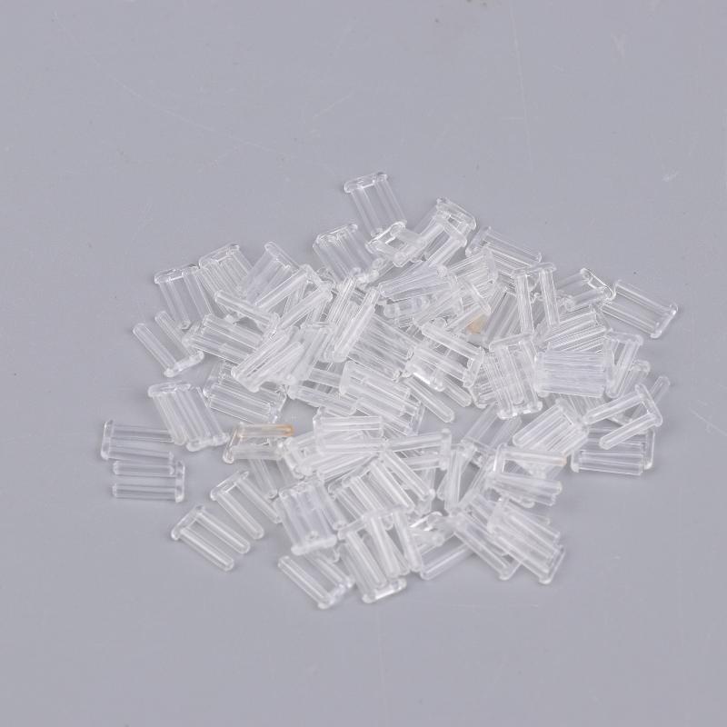 100 Peças Óculos Sem Aro Tampões Duplos de Borracha Buchas de Bloqueio Plástico para Óculos Pinos de Dupla Bucha Acessórios de Reparo para Óculos