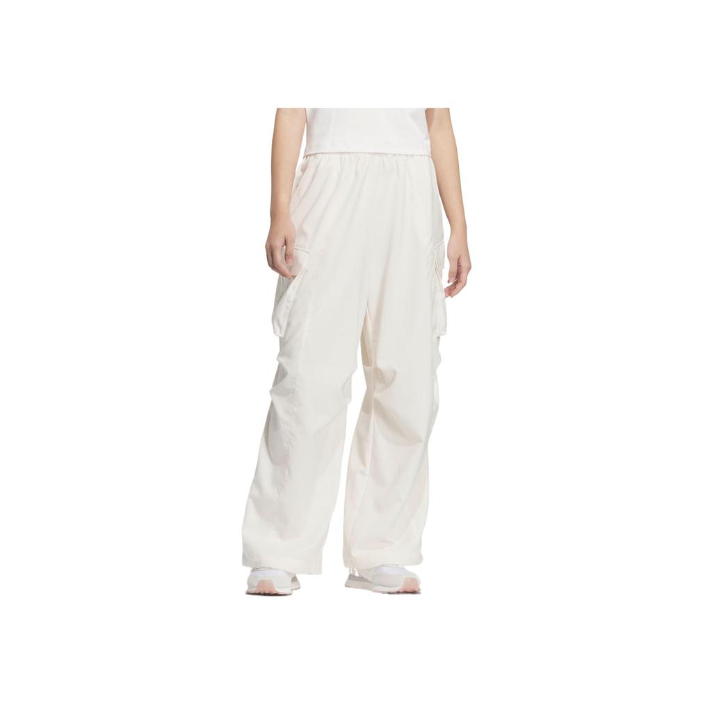 Adidas Climacool Woven Tracksuit Bottoms Sun Protection Quick-Dry Cool Multi-Pocket Sports Casual Cargo Pants Women Bottoms White JZ2334