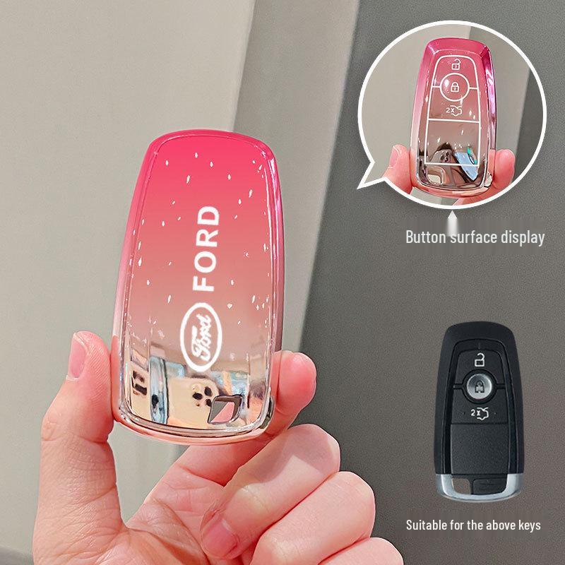 Ford Prado Key Cover: Durable, Anti-Drop Shell for Taurus, EcoSport - Creative Decoration