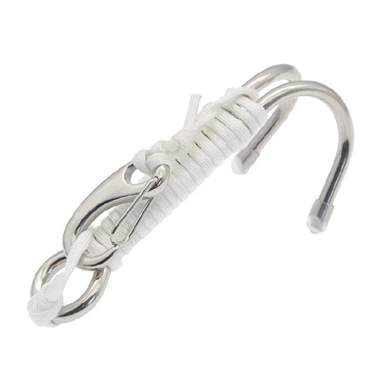 Quickly Release Double Ended Diving Hook Stainless Steel Drift Hook For Reliability Saltwater Environment Performances