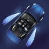 2PCS Car Rearview Mirror Welcome Lamp Blade Light Carpet Projection Lamp Laser Beam Carpet Lamp Universal