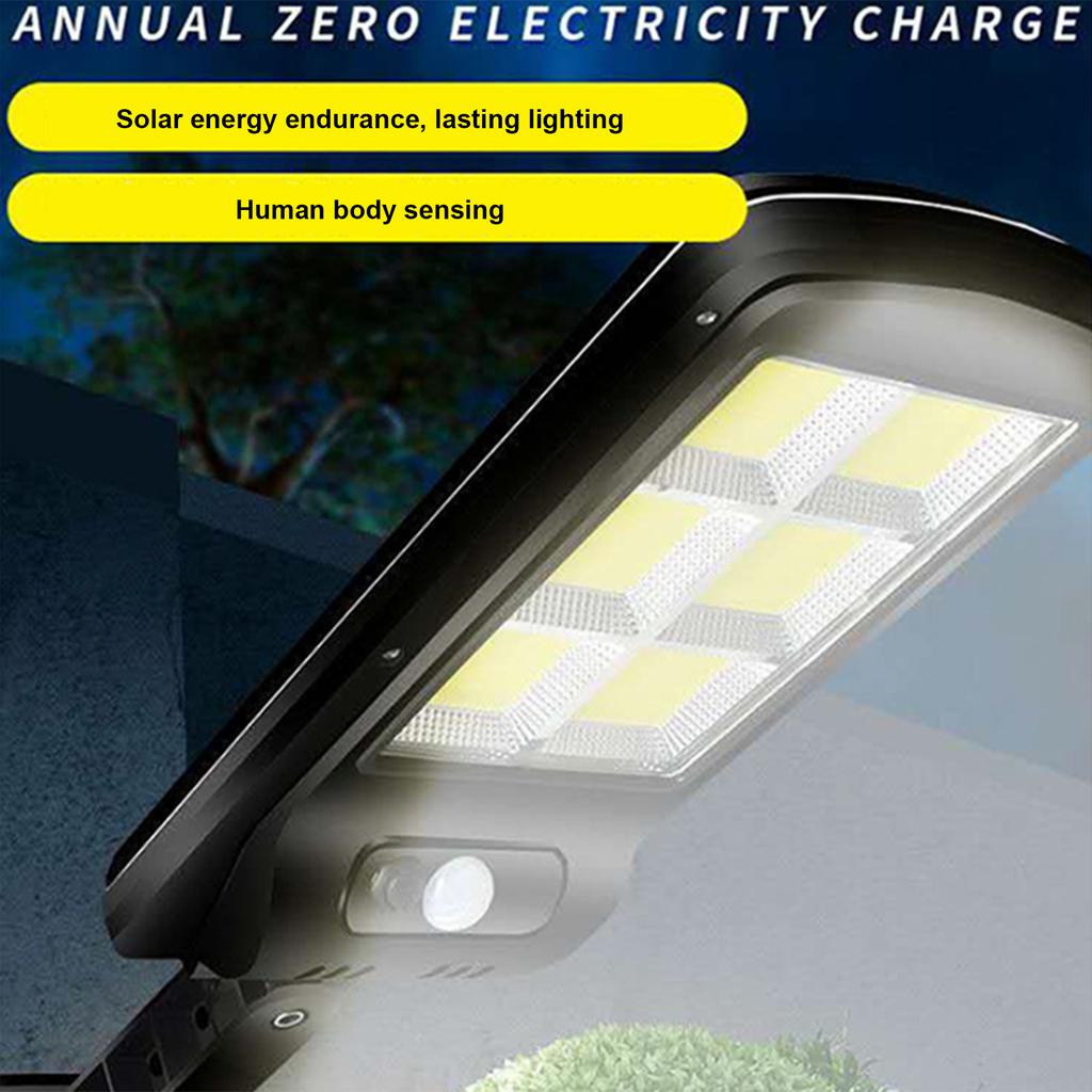 LED Solar Street Light Intelligent Light Control System Bracket Remote Sensing with 3 Modes for Garden Street Deck Patio