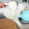 Flour Funnel Lightweight Stand Mixer Attachment Easy Pour Kitchen Accessories Replacement for Kitchen Aid Artisan KSM150 5-Quart