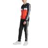 Vaikiškas sportinis kostiumas - Adidas - Tiberio 3-Stripes - Spalvų blokas Juodas - Ilgomis rankovėmis - Kvėpuojantis