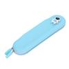 Silicone Pencil Case Small Capacity Cute Cartoon Style Silicone Student Pencil Bag with Cute Pattern Decoration