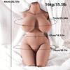 Half Body Sex Doll TPE Material Masturbator for Men Realistic Vagina And Anal Doll Adult Product Dual Channel Soft Sex Toy