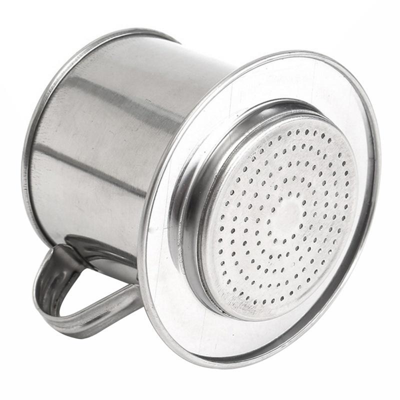 New 5.5 X 6.5cm Size Portable Stainless Steel Coffee Drip Filter For Home Traveling