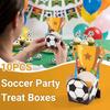 10Pcs/Pack Portable Football Candy Box Cartoon Football Trophy Box  Party Supplies