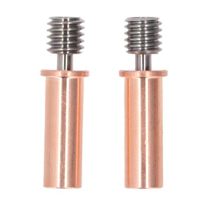 2PCS Bimetallic Heatbreak Ti Alloy and Copper Thermal Insulation Heat Break Replacement for Kobra 2 Pro 3D Printers