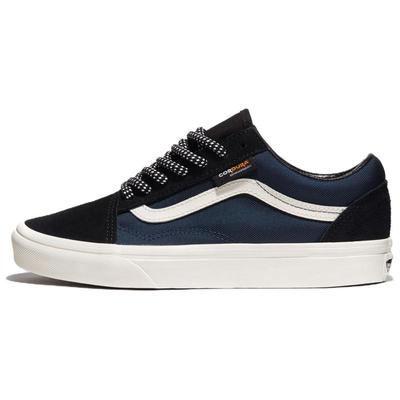 Scarpe da Skateboard Basse Resistenti all'Abrasione Stile Old Skool Unisex Sneakers Blu Scuro VN000CT8LKZ