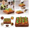 Plush Carrot Dog Interactive Toy For Stress Relief And Chewing Fun