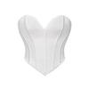 Cute Heart Tube Top Corset Breathable Mesh Off-the-shoulder Shapewear Can Be Worn Outside Sexy Vest Top Bone Coat