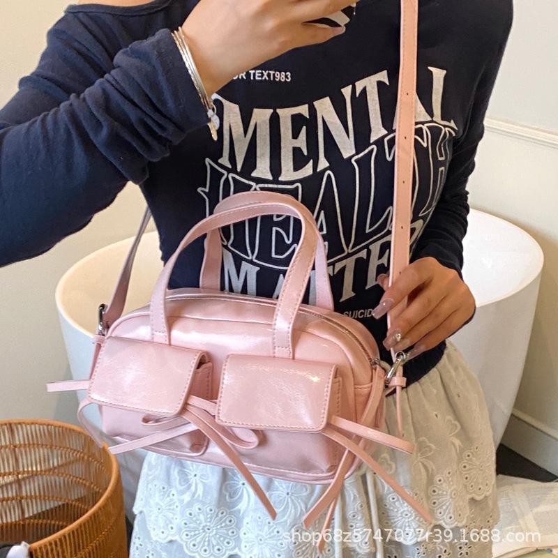 High-end Small Bag Bowling Bag Women's 2025 Summer New Foreign Fashion Versatile One-shoulder Crossbody Handbag