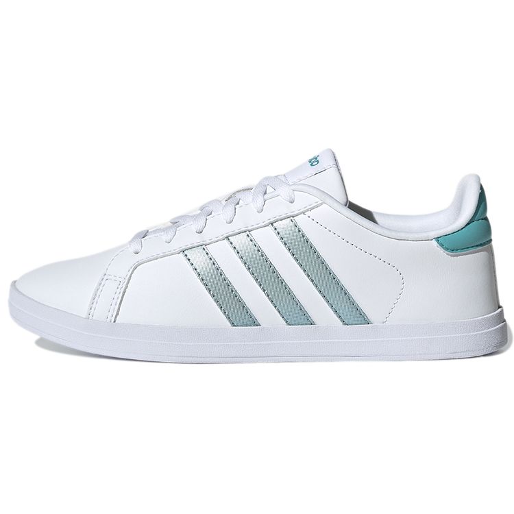 Adidas Neo Courtpoint Casual Breathable Lightweight Non-Slip Low-Top Skate Shoes Women Sneakers White Blue H01965