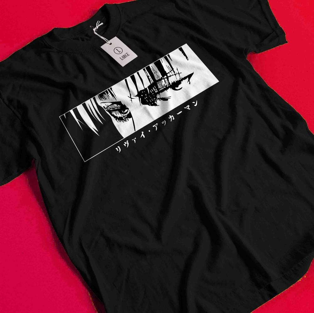 

Attack on Titan T-Shirt Levi Anime Mikasa AOT Eren Manga Graphic Unisex Tee BB463 L