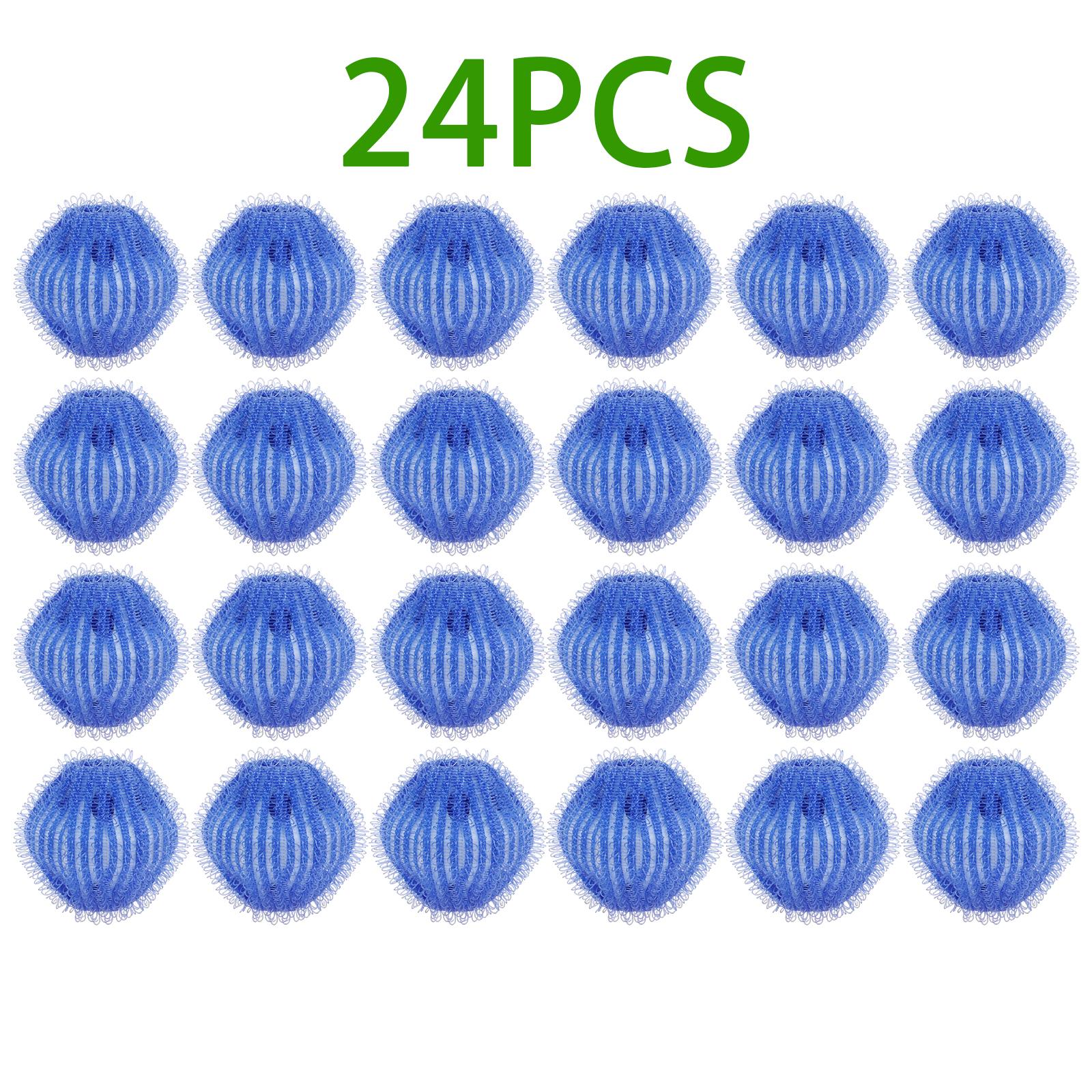 

24Pcs Washing Machine Hair Remover Filter Clothes Washing Balls Reusable Laundry Ball for Cat Dog Pet Fur Remover