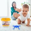 EXCEART Frog Jumping Jumping Frog Toy When Pressed with Your Set of ABS For Birthday New Nursery School Figurine, Frog, Finger, 12, Parent-Child Game,
