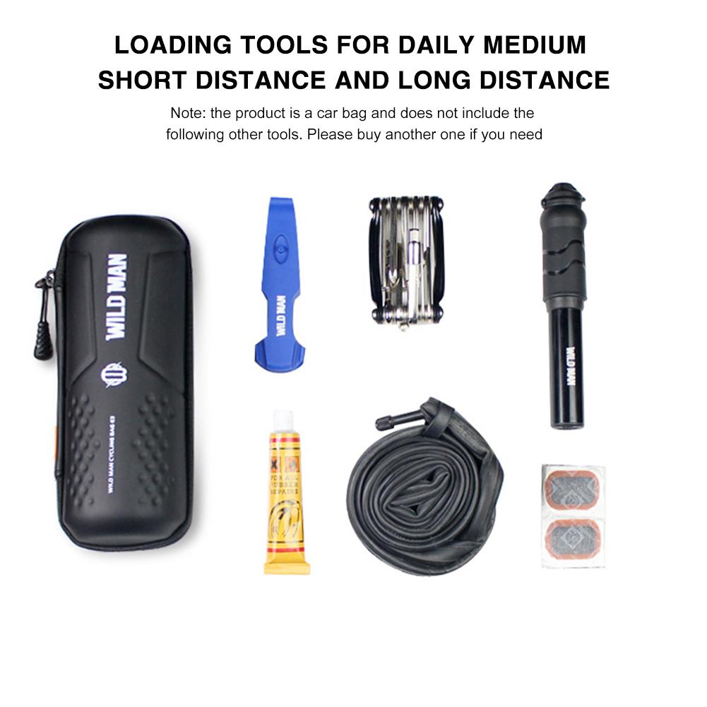 Cheap WILD MAN Bicycle Repair Kit Bag Case Pouch Bottle Rack Stand MTB