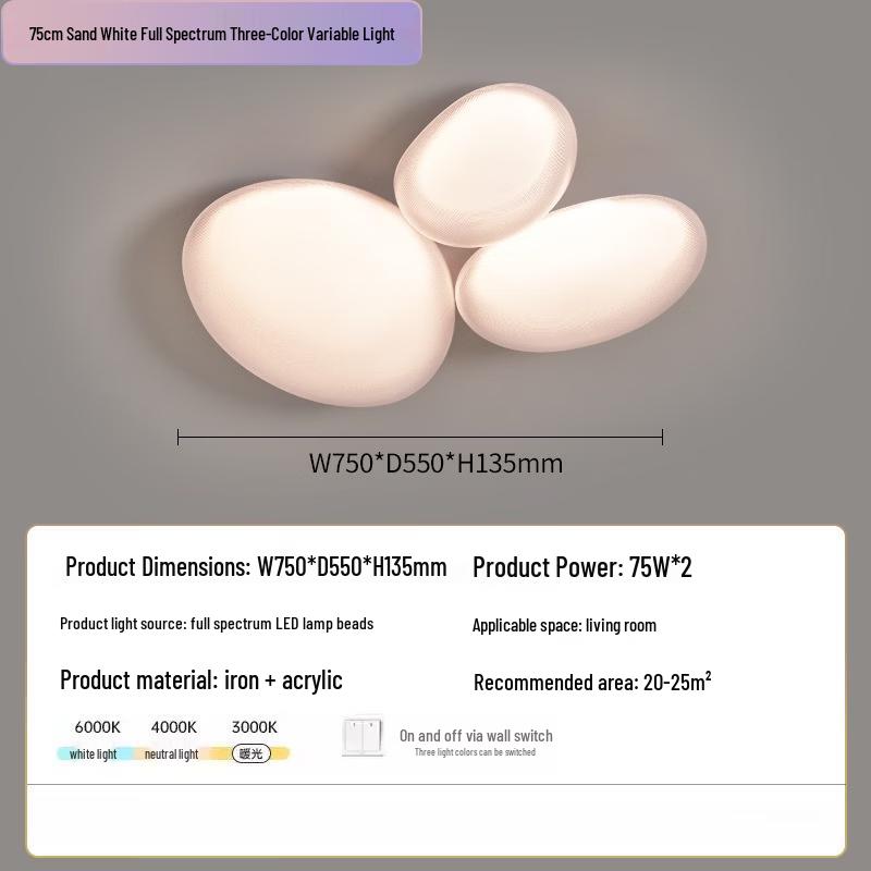 Pebble LED Ceiling Lamp
