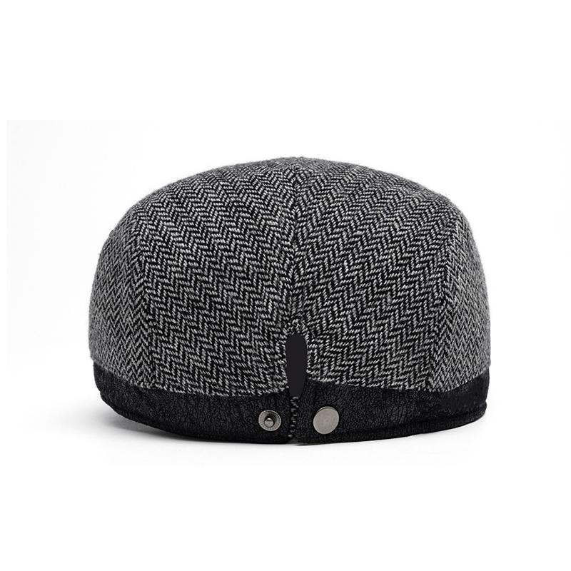 British Style Newsboy Cap Men's Beret Autumn Winter Warm Forward Cap