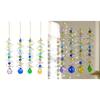 3D Tailwinds Rotating Crystals Ball Suncatchers Rotating Stabilizers Hangings Decorations for Window Tree Wall Indoor Outdoor