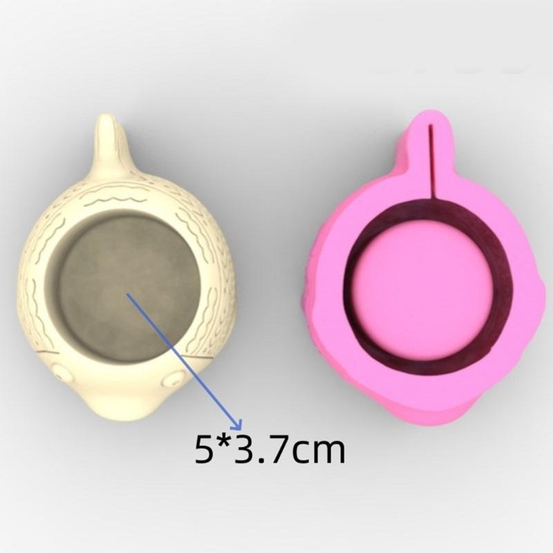 Creative Silicone Planter Mold Unique Succulent Vase Molds Fish Shape Flexible Silicone Molds Gift for Craft Enthusiasts