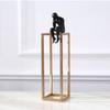 Home Decoration Accessories Thinker Rodin Sculpture Gold Stainless Steel Frame Desk Decoration Crafts Figurines Miniatures