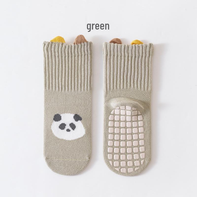 

Осенне-зимние нескользящие мультяшные хлопковые носки для младенцев и детей L (3-5 years)