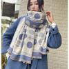 Scarf women's winter new imitation cashmere versatile air conditioner shawl women's high-end sense outer warm scarf