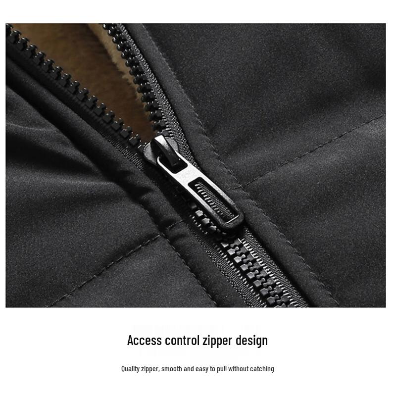 Deerhui Men's Winter Sherpa Lined Padded Jacket