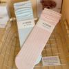 1Pair Solid Color Middle Tube Socks Ruffle Lace Socks Cute Thin Socks  Women Girls