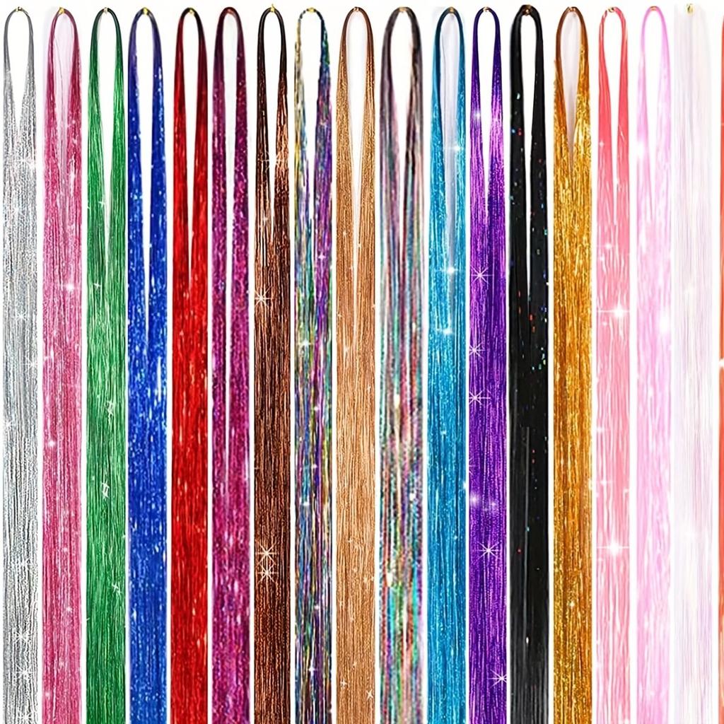 Sparkling Headband Heat-resistant Multi-color 48 Inch Sparkling Fairy Hair Accessory, Perfect for Christmas, New Year, Halloween