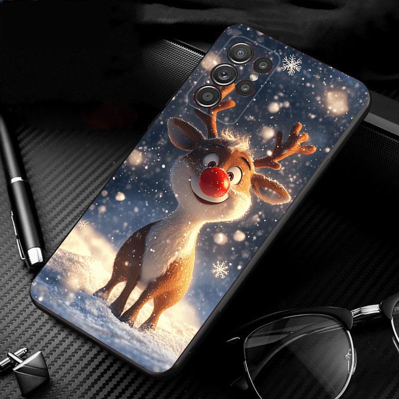 

Phone Case For Samsung Galaxy S25 S24 S23 S22 S21 Ultra S24 S23 S22 S21 S25 Plus S24 S25 FE Christmas Deer Tree S25