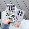 Colorful Floral Korean INS Style Clear Phone Case For Xiaomi Redmi Note 15 14 Pro 15C 14C Protection Soft TPU Transparent Cover