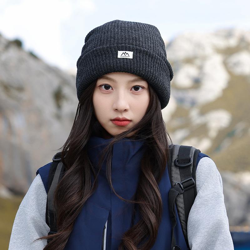 Simple and Versatile Autumn and Winter Face Showing Small Baotou Cold Hat Thickened Warm Ear Protection Woolen Hat