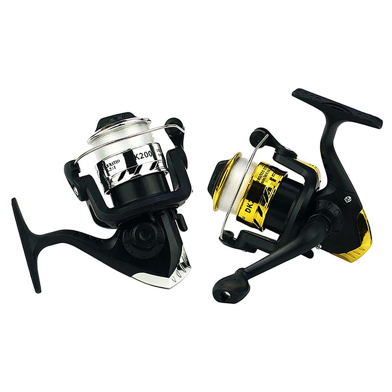 Folding Spinning Fishing Reel With 100M Fishing Line 5.1:1 Gear Ratio Portable Ultralight Fishing Reel