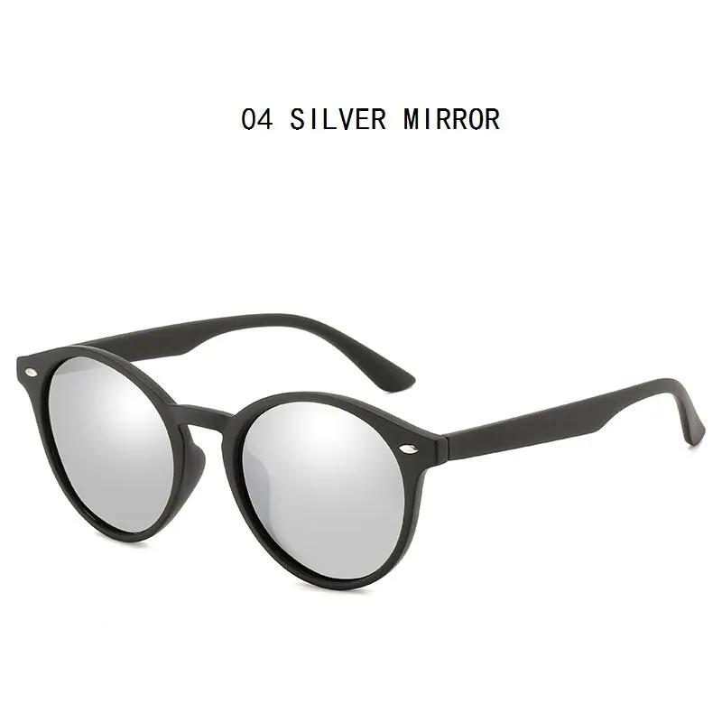 Classic Vintage Fashion round Polarized Sunglasses UV400 Protection Circle Oval Shape for Men Women Travel Driving Designer