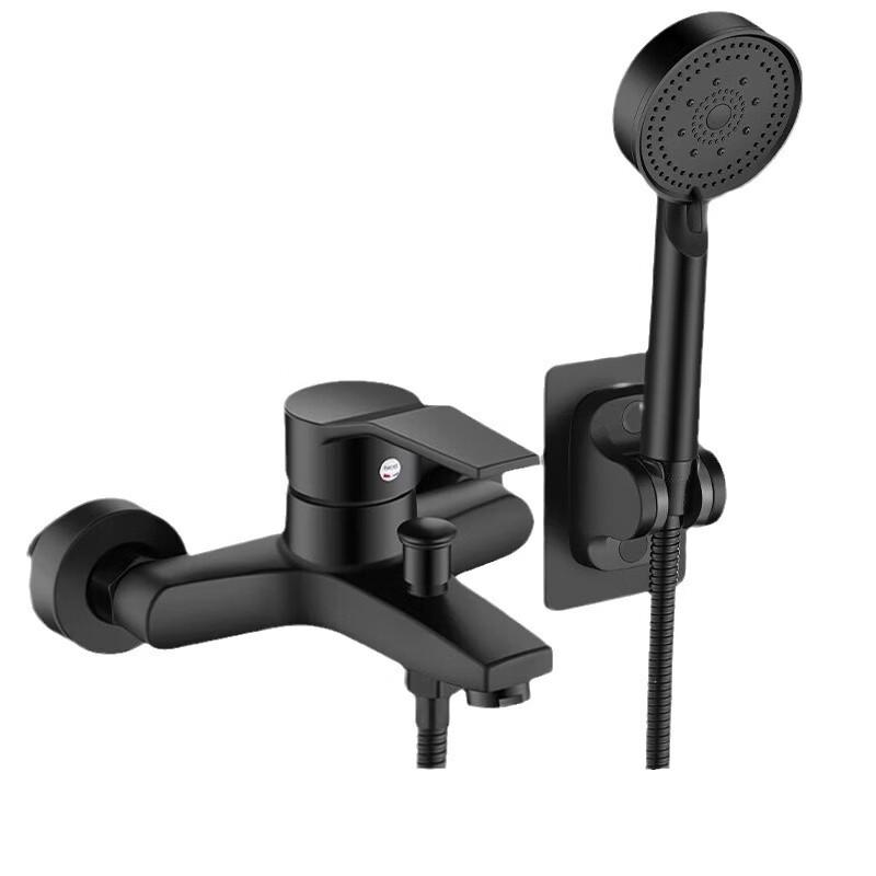 Yipan Wall-Mounted Shower Faucet & Bathtub Spout with Large Panel Shower Head
