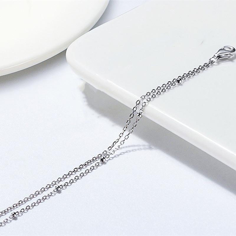 Fashion Personality Creative Versatile Accessories Women, Simple Double-layer Metal Clip Ball Chain Foot Accessories