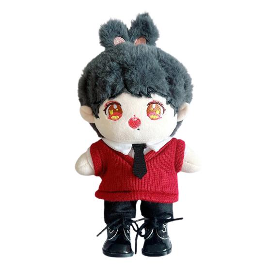 1 sett lette dukkeklær Miljøvennlig flott vevd ren vest