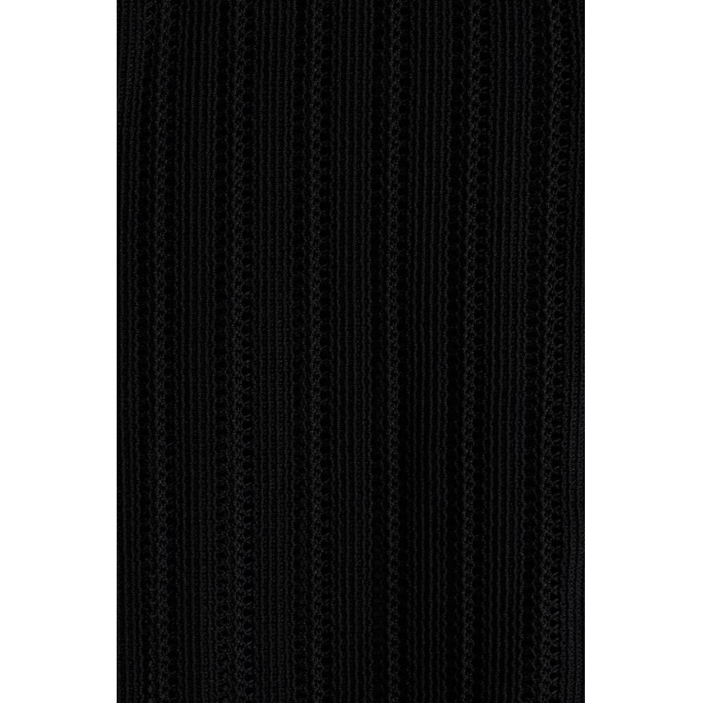 H M crocHet Look sHirt Regular Fit Black