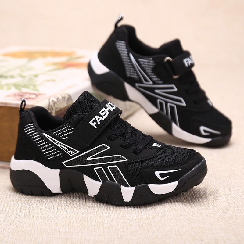 

Тренд Classmate весна и лето новые кожаные модные повседневные кроссовки для детей среднего и старшего возраста кроссовки для мальчиков 28 yards inner length is about 17.8cm