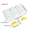 Stampi in Silicone a Forma di Banana per Mousse, Torta, Cioccolato, Gelato per Cottura e Preparazione di Dolci Design Flessibile Antiaderente
